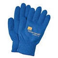 Royal Blue Knit Gloves